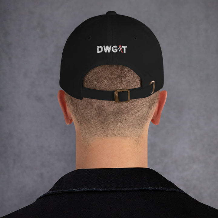 DWGIT Original Round Baseball Cap - Black Tribal